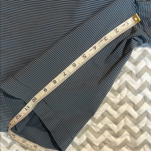 Nike Golf Tour Performane Dri-Fit Blue Grey Striped Men's Shorts sz 38 - Picture 7 of 10